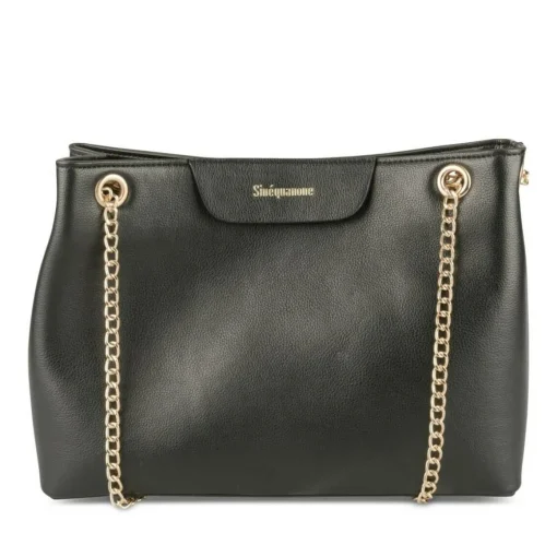 Sac à Main NOIR Femme Motif Uni