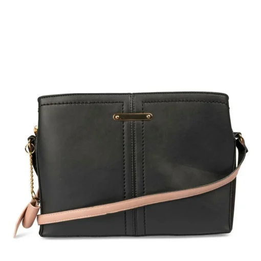 Sac à Main NOIR Femme Motif Uni