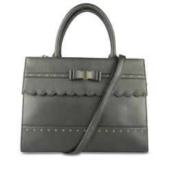 Sac à Main NOIR Femme Motif Uni
