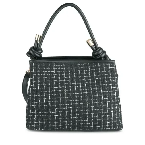 Sac à Main NOIR Femme Motif Carreaux