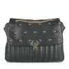 Sac à Main NOIR Femme Motif Clouté