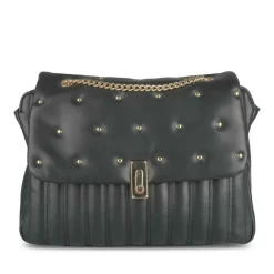 Sac à Main NOIR Femme Motif Clouté