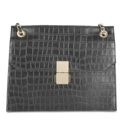 Sac à Main NOIR Femme Motif Uni