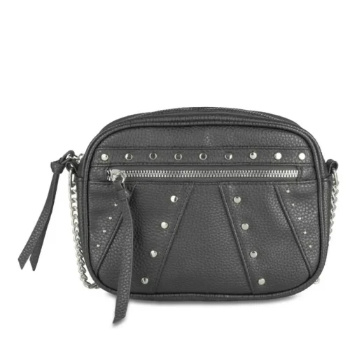 Sac à Main NOIR Femme Motif Clouté