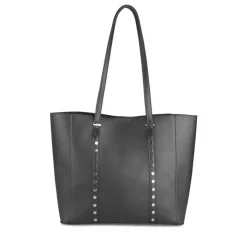 Sac à Main NOIR Femme Motif Clouté
