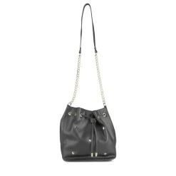 Sac à Main NOIR Femme Motif Coeurs
