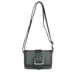 Sac à Main NOIR Femme Motif Carreaux