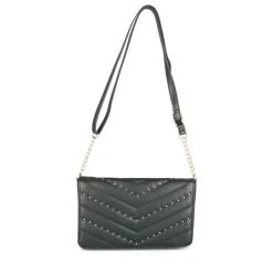 Sac à Main NOIR Femme Motif Clouté