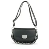 Sac à Main NOIR Femme Motif Chaîne
