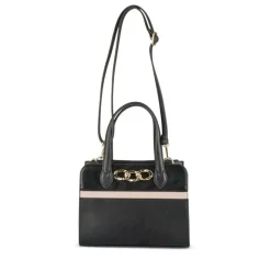 Sac à Main NOIR Femme Motif Chaîne