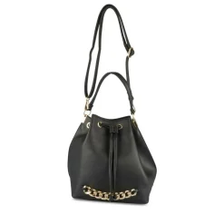 Sac à Main NOIR Femme Motif Chaîne