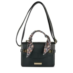 Sac à Main NOIR Femme Motif Fleuri