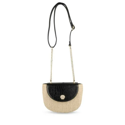 Sac à Main NOIR Femme Motif Uni