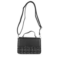Sac à Main NOIR Femme Motif Carreaux