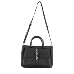 Sac à Main NOIR Femme Motif Chaîne