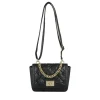 Sac à Main NOIR Femme Motif Tressé
