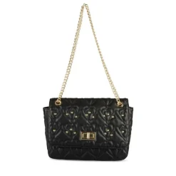 Sac à Main NOIR Femme Motif Clouté