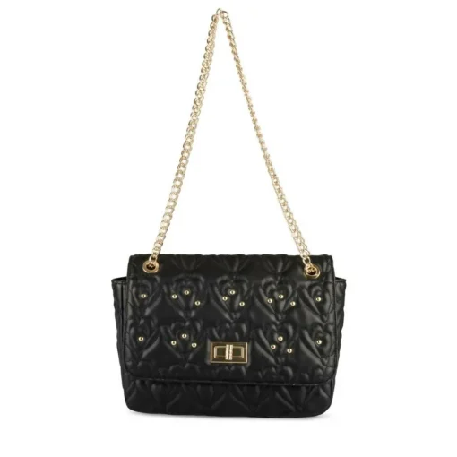 Sac à Main NOIR Femme Motif Clouté