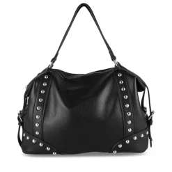 Sac à Main NOIR Femme Motif Clouté