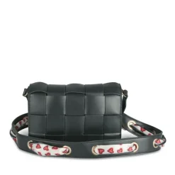 Sac à Main NOIR Femme Motif Coeurs