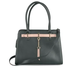 Sac à Main NOIR Femme Motif Coeurs