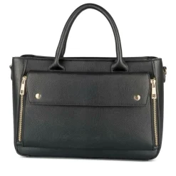 Sac à Main NOIR Femme Motif Uni