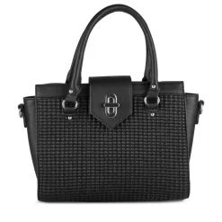 Sac à Main NOIR Femme Motif Uni