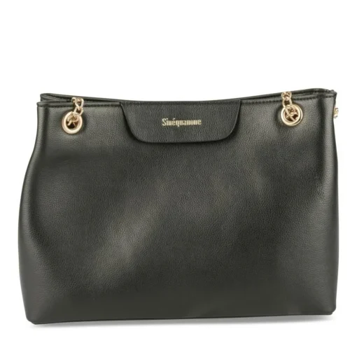 Sac à Main NOIR Femme Motif Uni