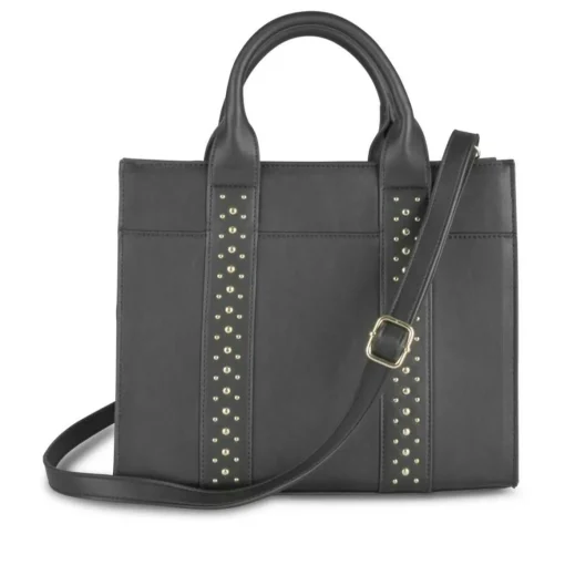 Sac à Main NOIR Femme Motif Clouté