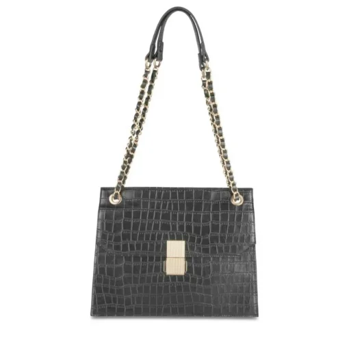 Sac à Main NOIR Femme Motif Uni