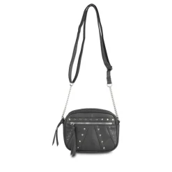 Sac à Main NOIR Femme Motif Clouté
