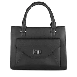 Sac à Main NOIR Femme Motif Uni