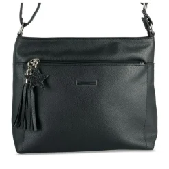 Sac à Main NOIR Femme Motif Uni