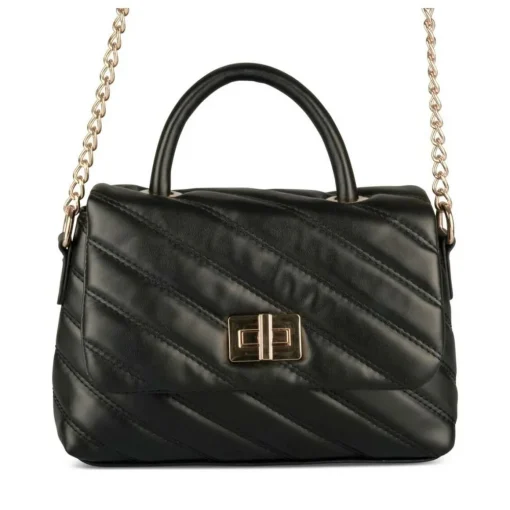Sac à Main NOIR Femme Motif Uni