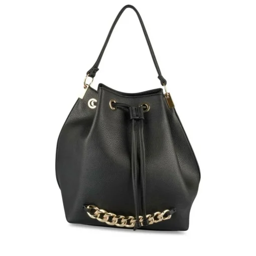 Sac à Main NOIR Femme Motif Chaîne
