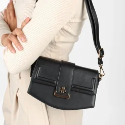 Sac à Main NOIR Femme Motif Uni