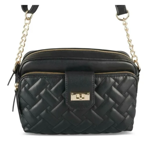 Sac à Main NOIR Femme Motif Uni