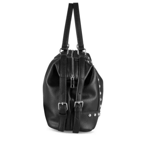 Sac à Main NOIR Femme Motif Clouté