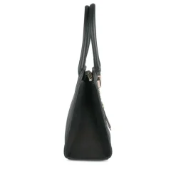Sac à Main NOIR Femme Motif Coeurs