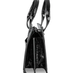 Sac à Main NOIR Femme Motif Uni