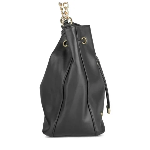 Sac à Main NOIR Femme Motif Coeurs