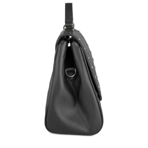 Sac à Main NOIR Femme Motif Clouté