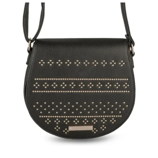 Sac à Main NOIR Femme Motif Clouté