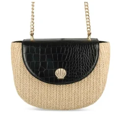 Sac à Main NOIR Femme Motif Uni