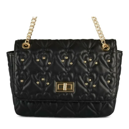 Sac à Main NOIR Femme Motif Clouté