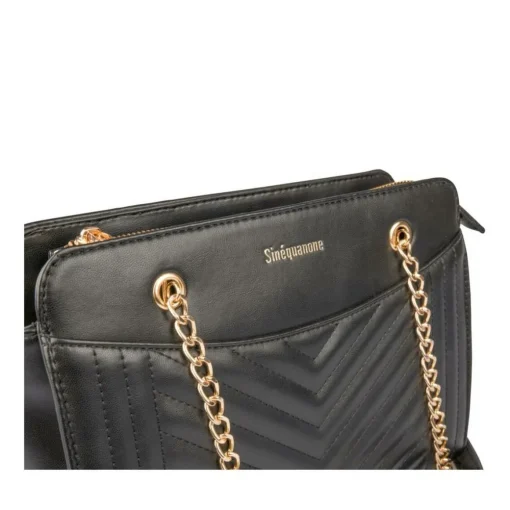 Sac à Main NOIR Femme Motif Uni