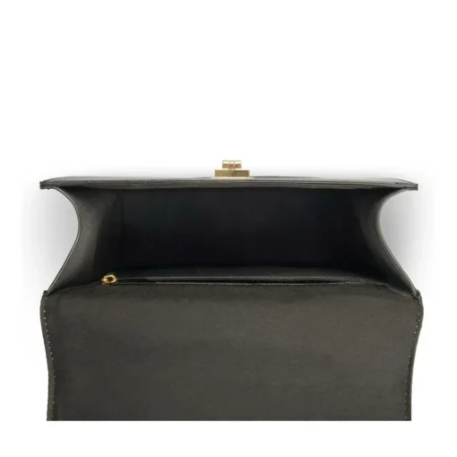Sac à Main NOIR Femme Motif Fausse Fourrure
