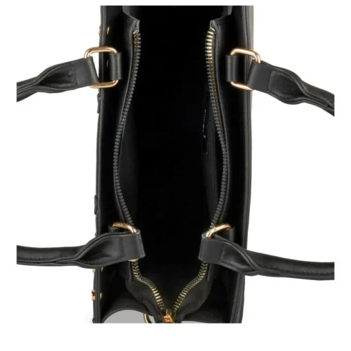Sac à Main NOIR Femme Motif Clouté