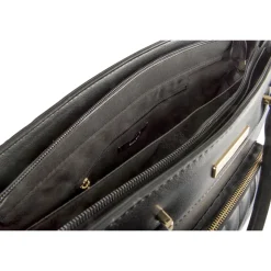 Sac à Main NOIR Femme Motif Uni