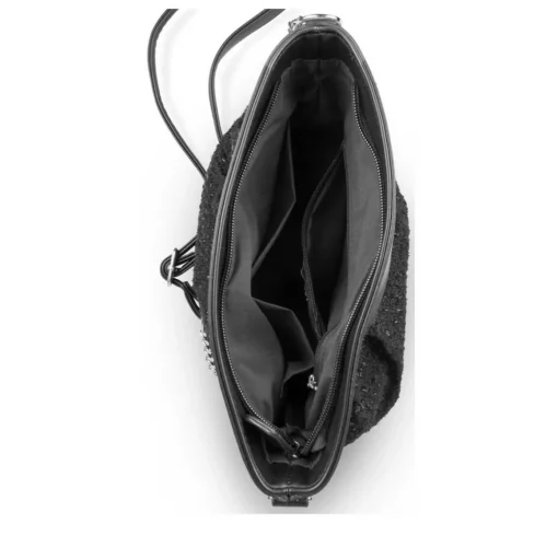 Sac à Main NOIR Femme Motif Paillettes